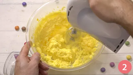 montare fino ad ottenere una spuma