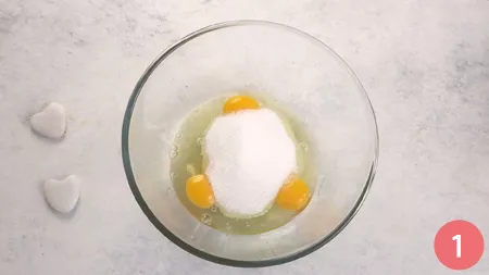 Torta bicolore - Passaggio 1