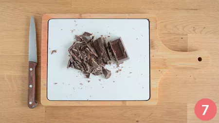 Torta cioccolato panna e fragole - P7