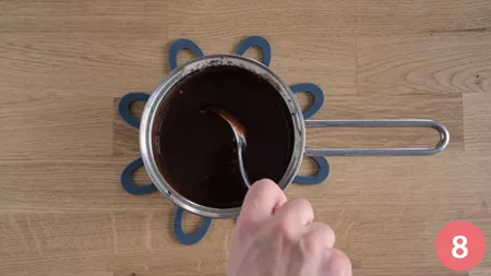 Torta cioccolato panna e fragole - P8