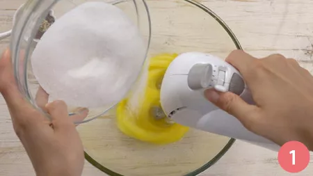 Torta cocco e Nutella - Passaggio 1