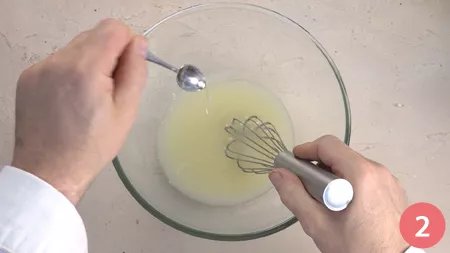 Torta con albumi - Passaggio 2