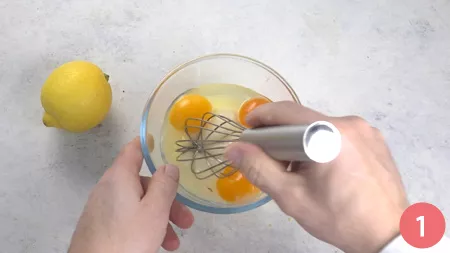 Torta con crema al limone - Passaggio 1