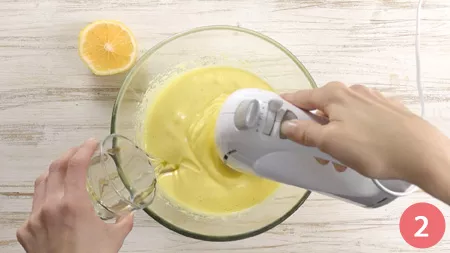 Torta con crema all'arancia - Passaggio 2