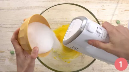 Torta con farina di riso - Passo 1