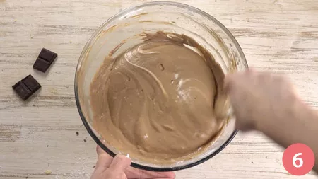 Torta con solo albumi al cioccolato - Passaggio 6