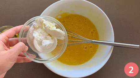 Torta con yogurt greco - P2