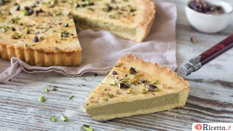 Tarta de pistacho de la abuela (Torta della nonna al pistacchio)