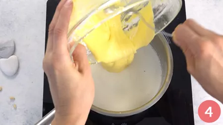 Torta della nonna senza cottura - Passaggio 4