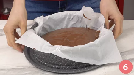 Torta della suocera al cacao - P6