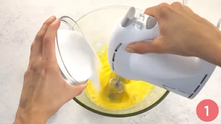 Torta di albicocche - Passaggio 1