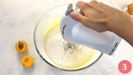 Torta di albicocche - Passaggio 3