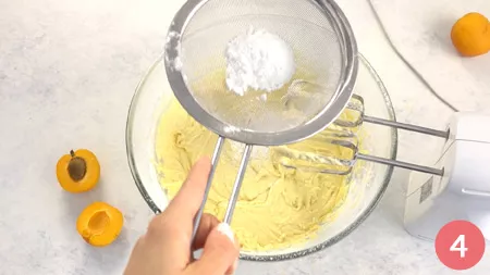 Torta di albicocche - Passaggio 4