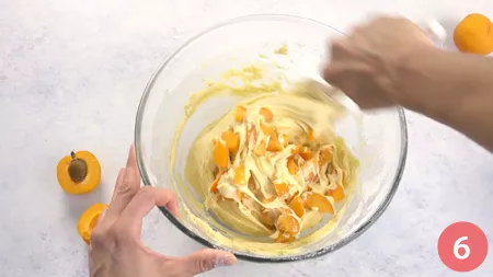 Torta di albicocche - Passaggio 6