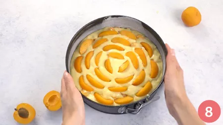 Torta di albicocche - Passaggio 8