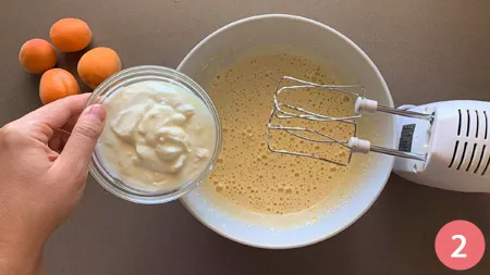Torta di albicocche e yogurt - P2