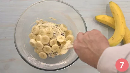Torta di banane e cioccolato - Passo 7