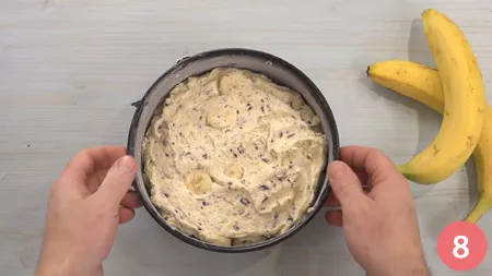 Torta di banane e cioccolato - Passo 8