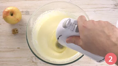 Torta di carote e mele - Passaggio 2