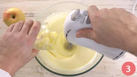 Torta di carote e mele - Passaggio 3