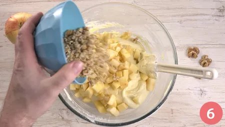 Torta di carote e mele - Passaggio 6