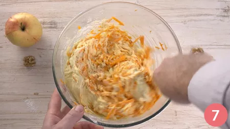 Torta di carote e mele - Passaggio 7