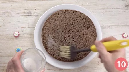 Torta di compleanno al cacao - Passaggio 10