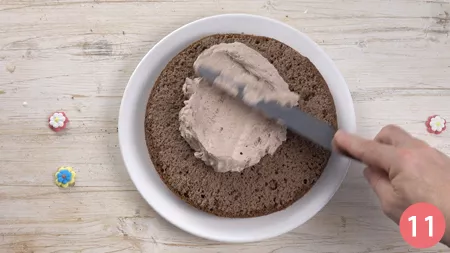 Torta di compleanno al cacao - Passaggio 11