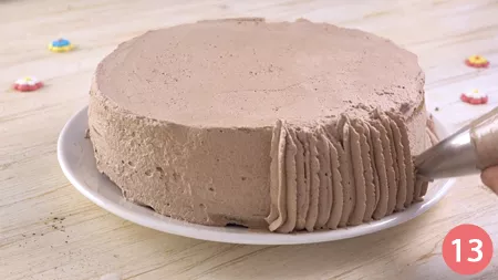 Torta di compleanno al cacao - Passaggio 13