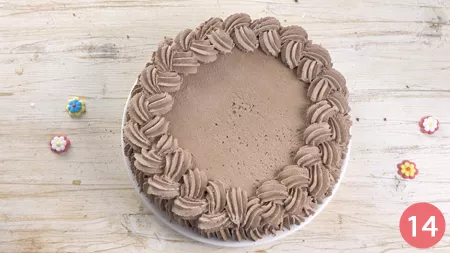 Torta di compleanno al cacao - Passaggio 14