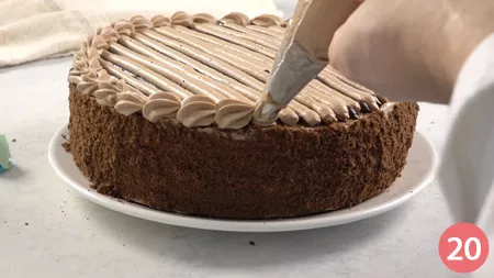 Torta di compleanno al cioccolato - Passaggio 20