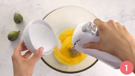 Torta di fichi - Passaggio 1