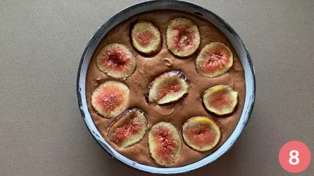 Torta di fichi e cioccolato - P8