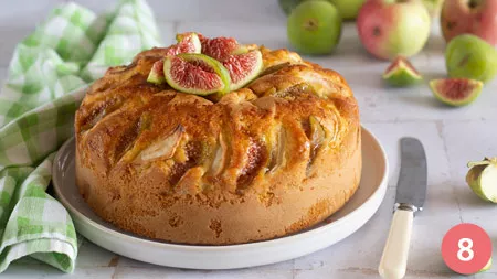 Torta di fichi e mele - P8