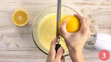 Torta di mandorle e arance - Passaggio 3