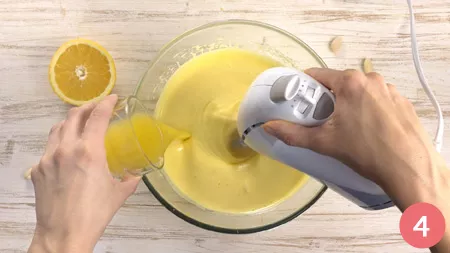 Torta di mandorle e arance - Passaggio 4