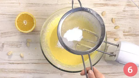 Torta di mandorle e arance - Passaggio 6
