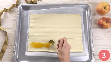 Torta di mele a spirale - Passaggio 3