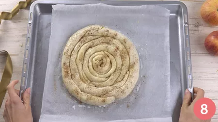Torta di mele a spirale - Passaggio 8