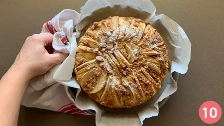 Torta di mele e amaretti - p10