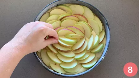 Torta di mele e arance - p8