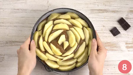 Torta di mele e cioccolato - Passaggio 8