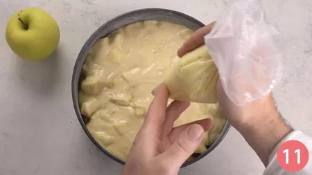 Torta di mele e crema - Passaggio 11