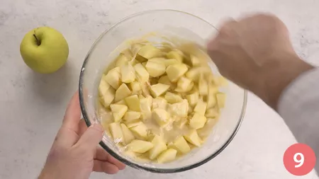 Torta di mele e crema - Passaggio 9
