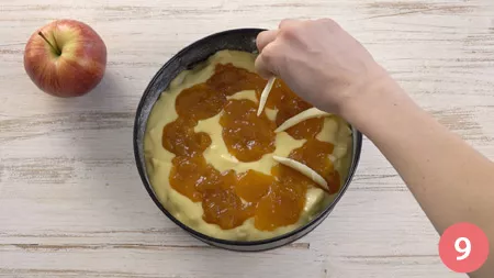 Torta di mele e marmellata - Passaggio 9