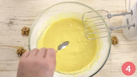 Torta di mele e noci - Passo 4