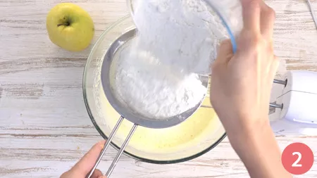 Torta di mele e Nutella - Passaggio 2