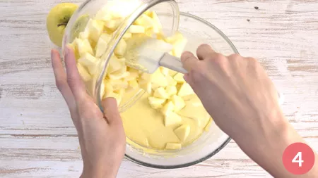 Torta di mele e Nutella - Passaggio 4