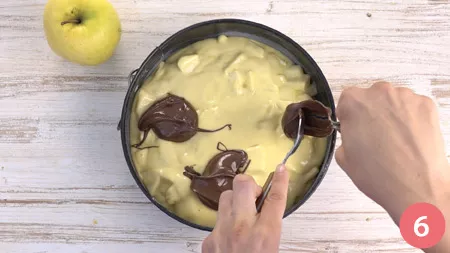Torta di mele e Nutella - Passaggio 6