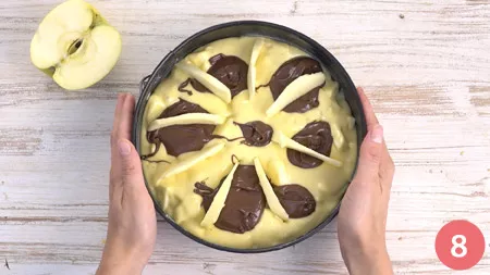 Torta di mele e Nutella - Passaggio 8